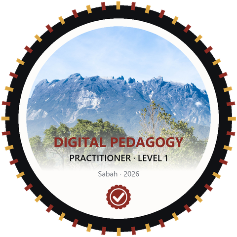 The same award as a digital badge